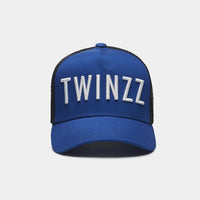 TWINZZ DRK ROYAL/WHITE TRUCKER HAT
