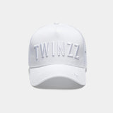 TWINZZ ALL WHITE TRUCKER HAT