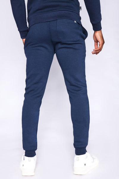 Navy school online slim leg joggers