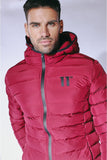 11DEGREES SPACE PUFFA JACKET RED