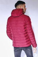 11DEGREES SPACE PUFFA JACKET RED